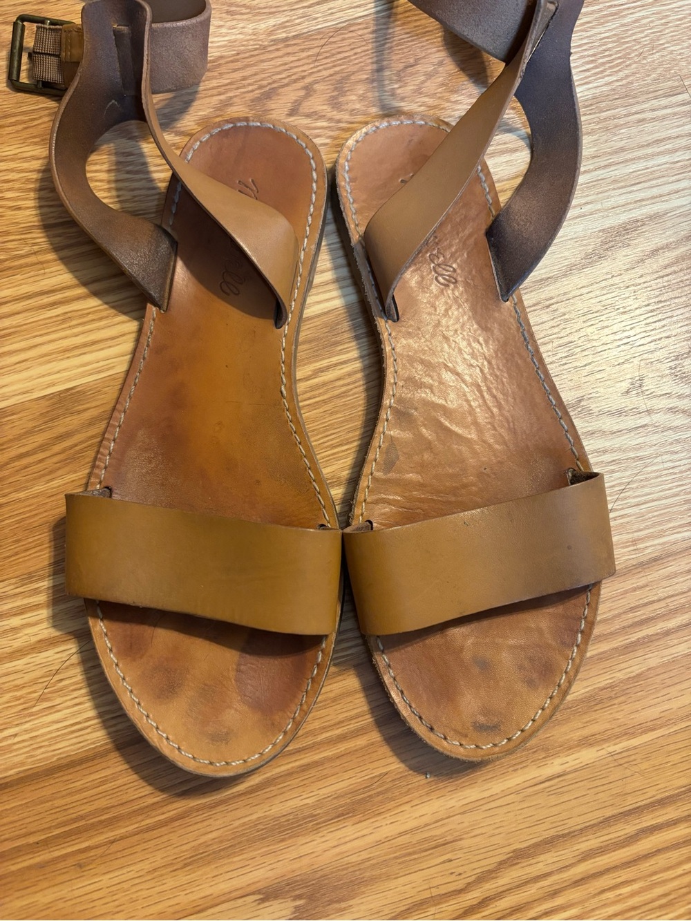 Madewell Tan Leather Sandals